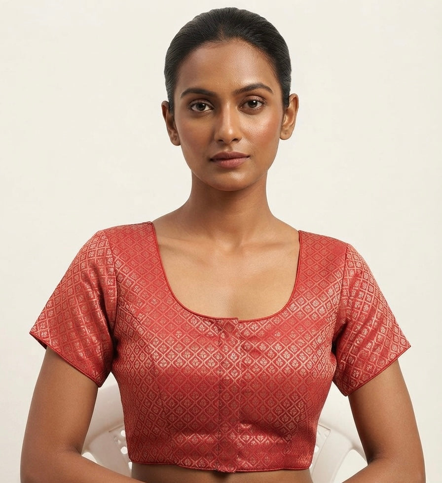 Banaras Luxe Blouse 👚 with mega sleeves ✨