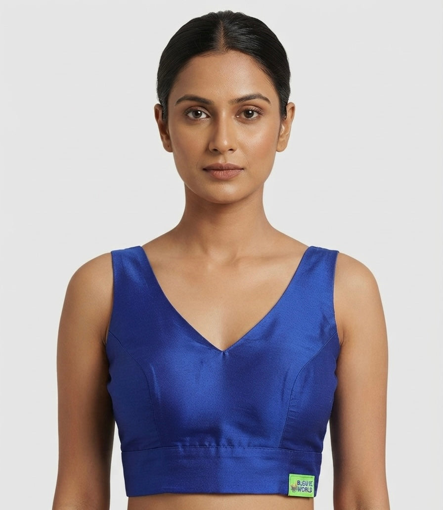 Royal silk Blouse 👚 with elbow hands (36 size
