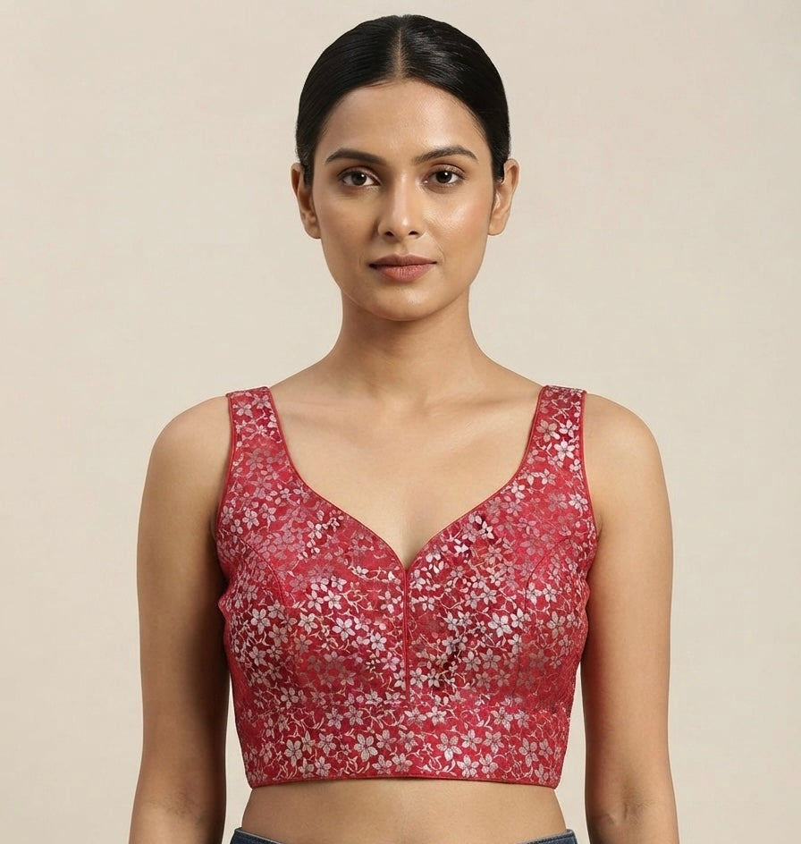 Banaras designer Blouse 👚 side hands available ✨