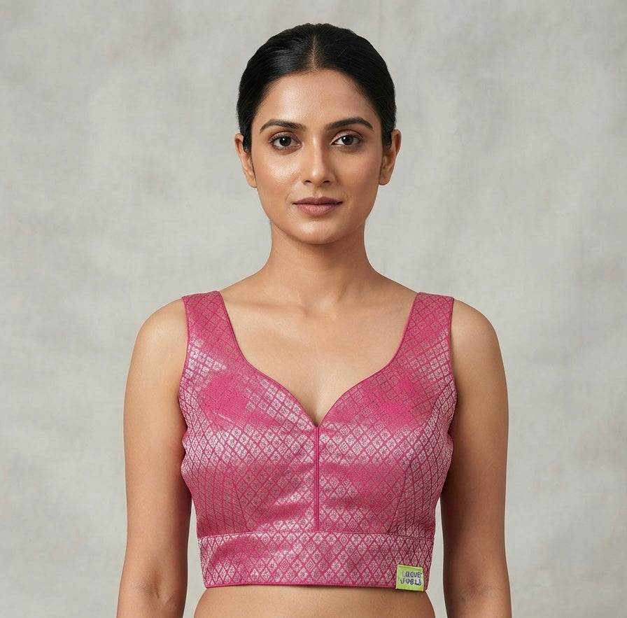 Banaras Classic Blouse 👚 side hands available🌸￼