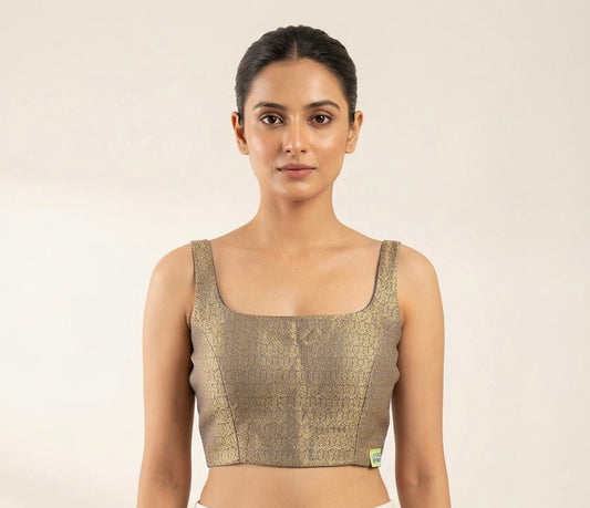Banaras Royal Spaghetti Blouse 👚