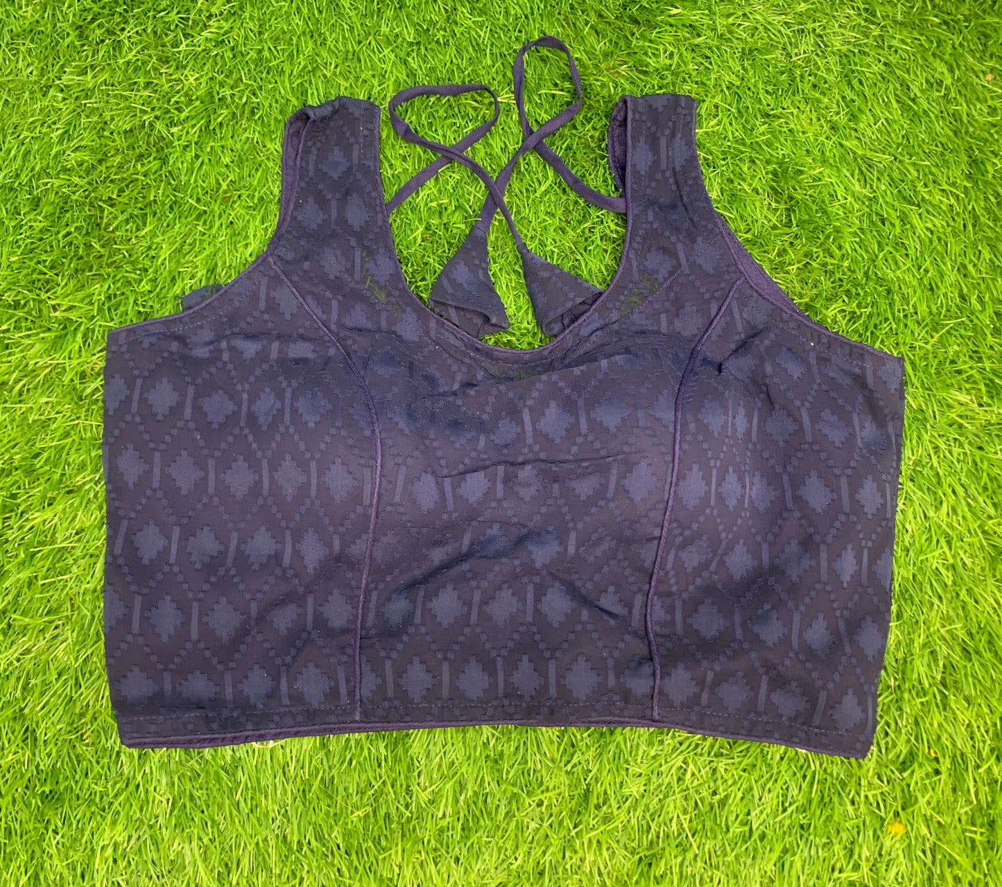 Blue fancy blouse
