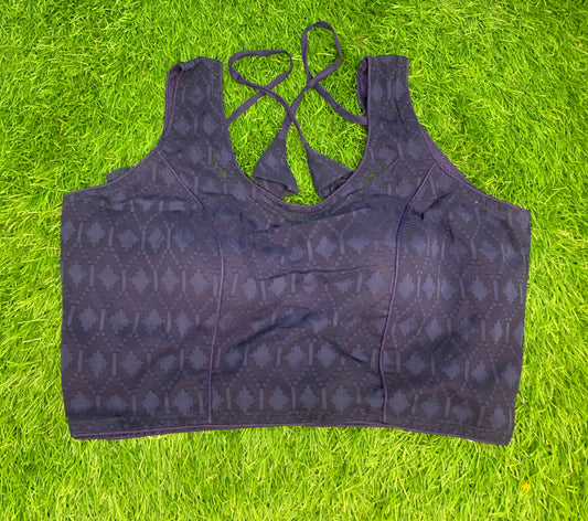 Blue fancy blouse