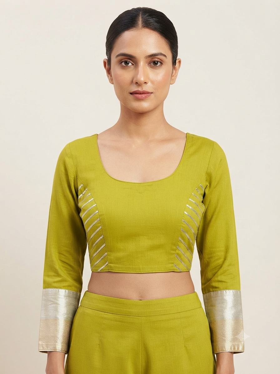 Navratri Gota Patti Glam Blouse 👚 full hands
