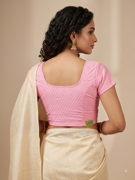 Baby pink stretchable blouse 👚 (xxlsize