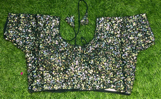Green blouse fancy