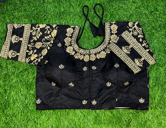 Designer black blouse