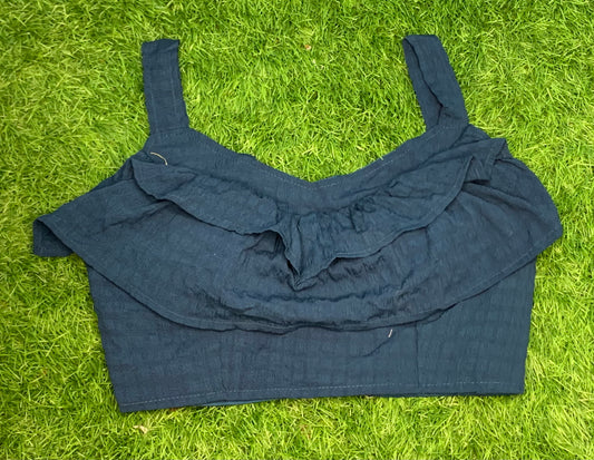 Rama blue with hands fancy blouse