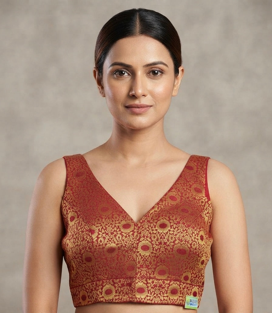Designer Banaras spaghetti 🌸Blouse 👚
