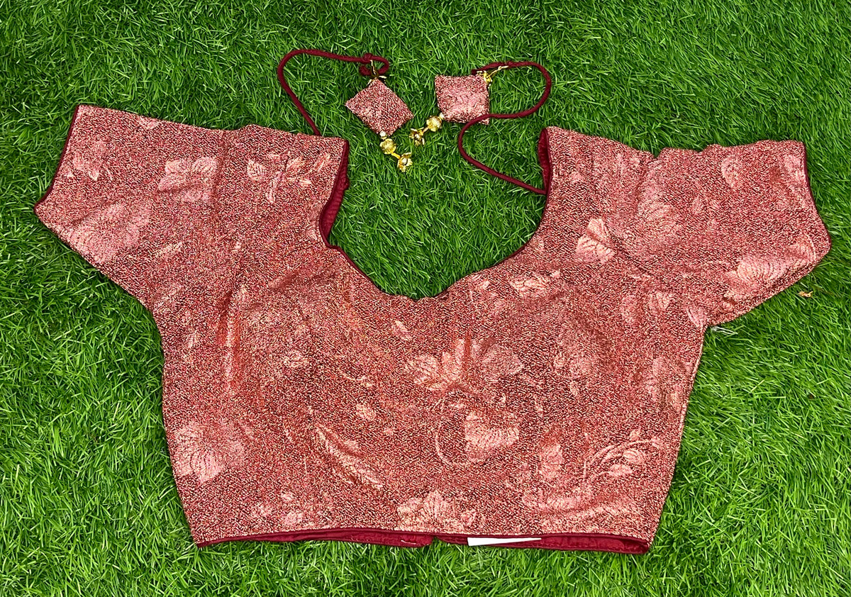 Copper flower print