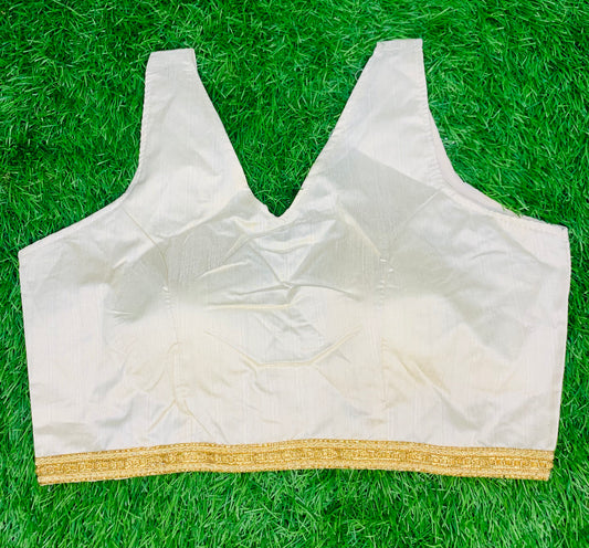 Cream with border