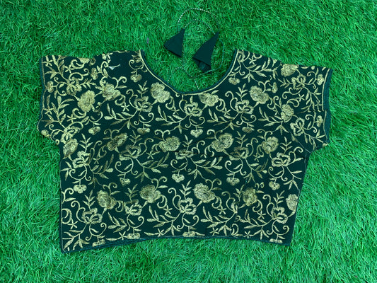 Green blouse