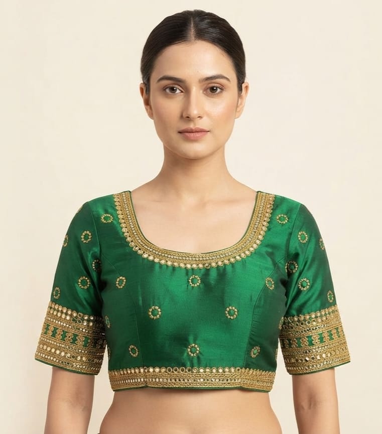 Designer embroidery Blouse 👚 with hands