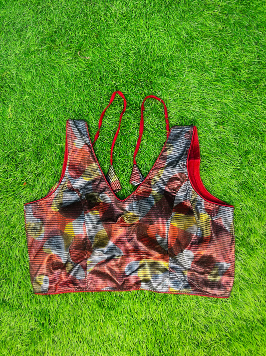 Red multicolour