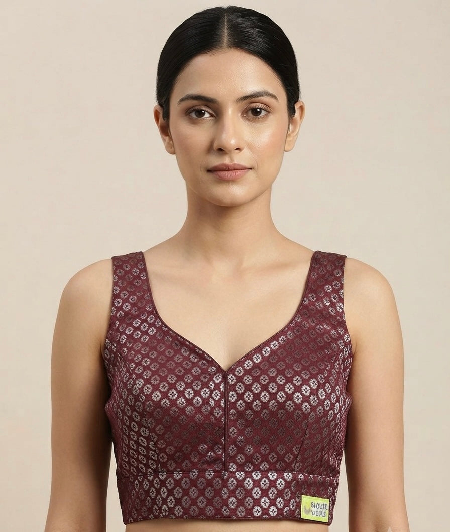 Banaras Heritage Blouse 👚 side hands available✨