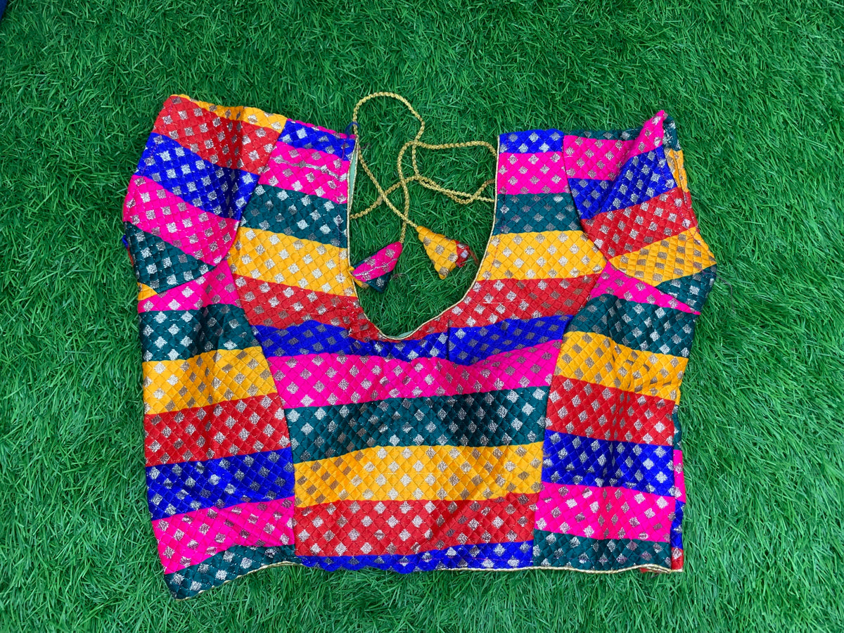 New Multicolour blouse top selling