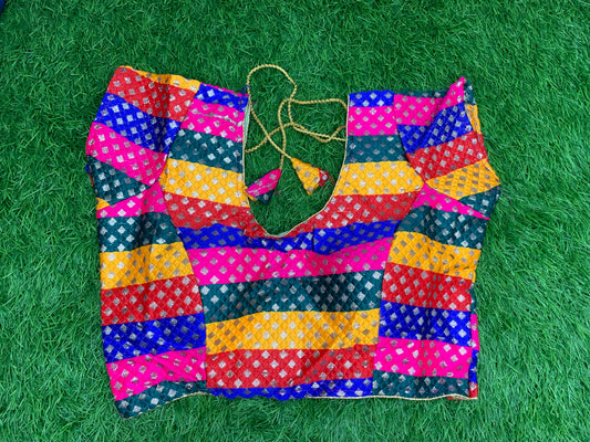 New Multicolour blouse top selling