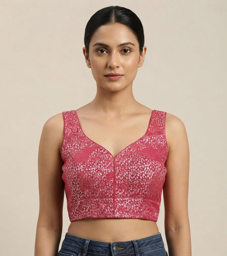 Banaras designer Blouse 👚 side hands available ✨