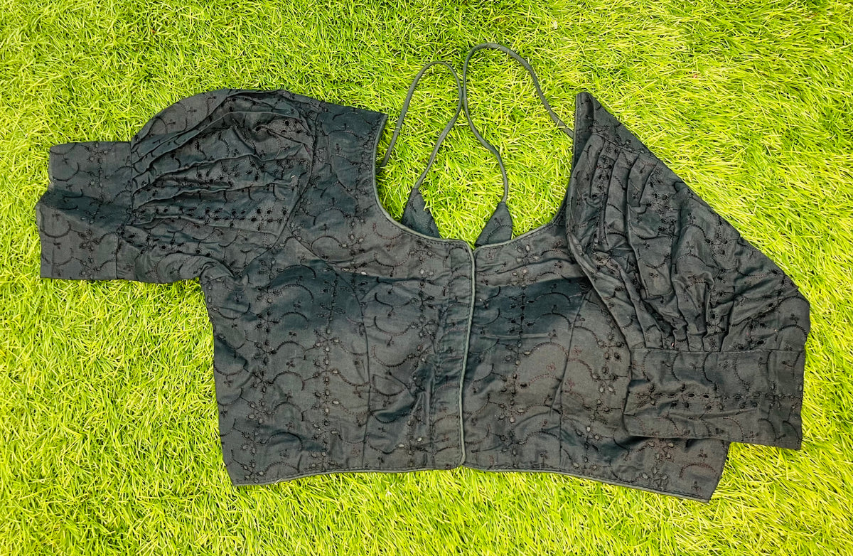 Bottle green blouse