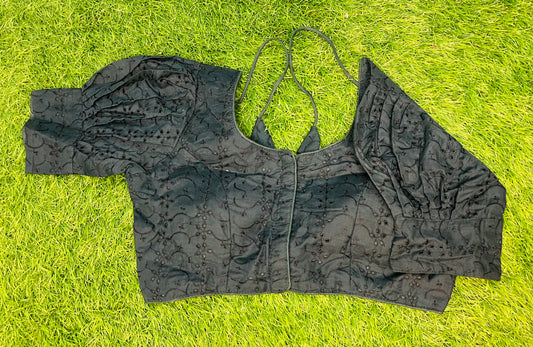 Bottle green blouse