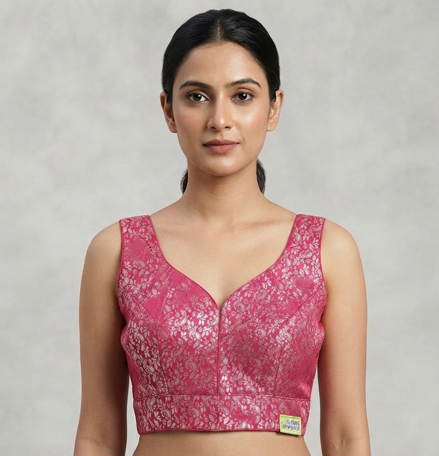 Banaras Classic Blouse 👚 side hands available🌸￼