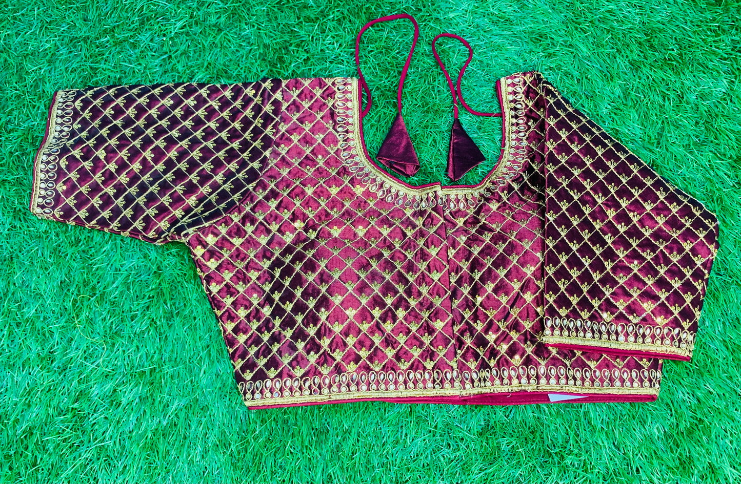 New Marron work blouse
