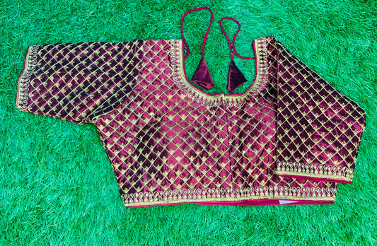 New Marron work blouse