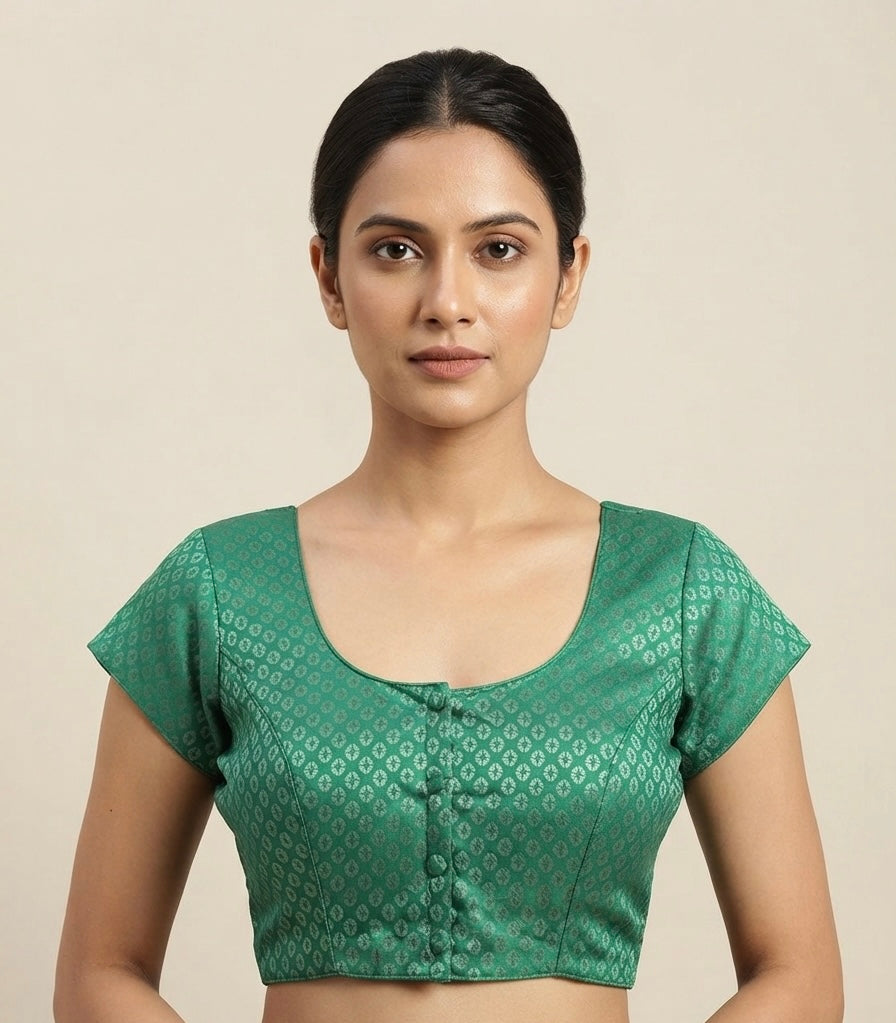 Banaras Elegance Blouse 👚 with mega hands ✨