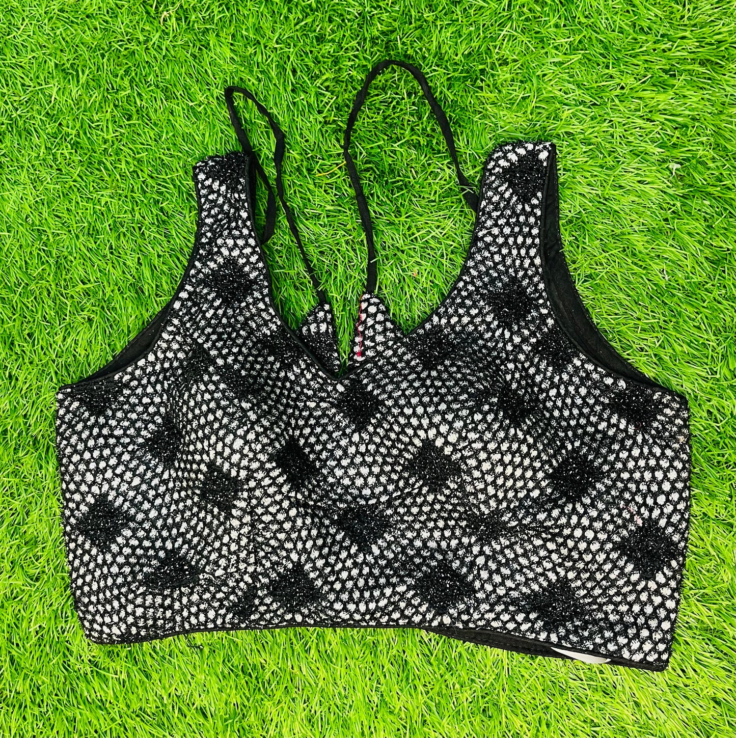 Black designer blouse with hands available inside